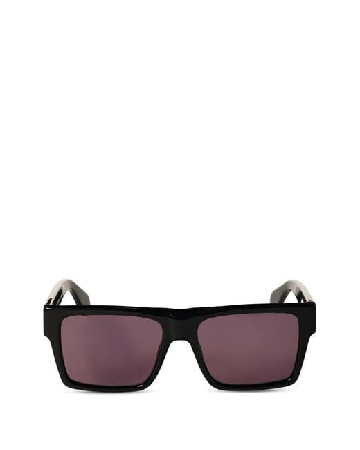 Off-White c/o Virgil Abloh Purple Rectangle-Frame Sunglasses