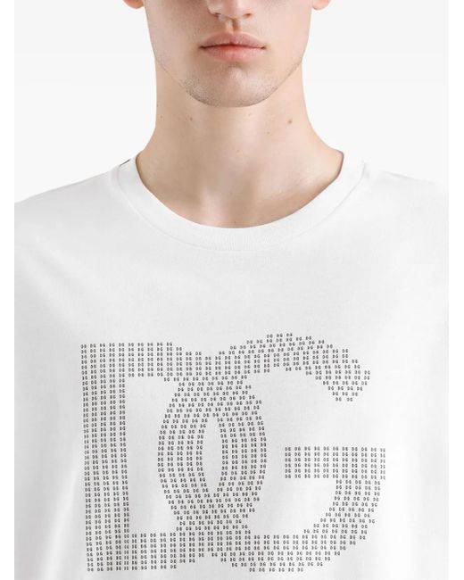 メンズ Dolce & Gabbana ロゴ Tシャツ White
