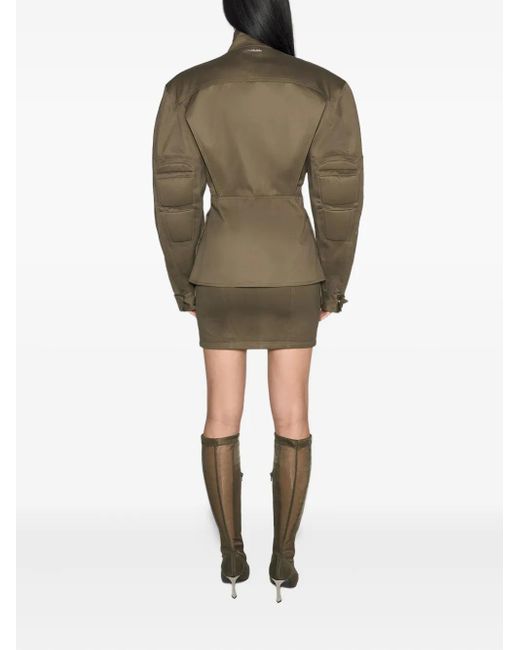Mugler Green Cargo Jacket