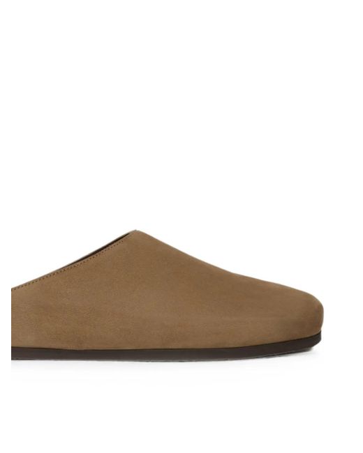 Studio Nicholson Brown Round-Toe Sandals for men