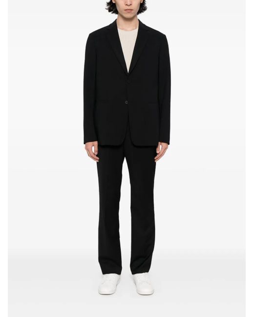 Theory Black Clinton Single-Breasted Blazer for men