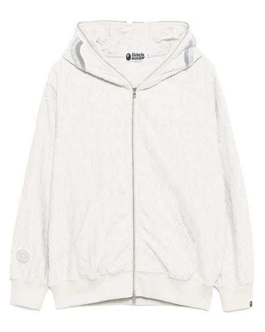 A Bathing Ape White Monogram Jacket for men