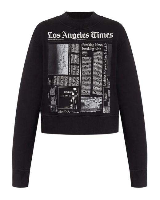 Palm Angels Black Sweatshirt