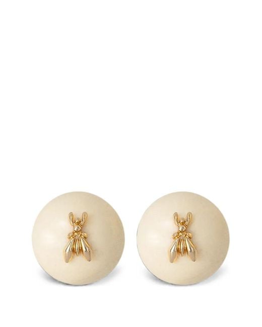 Patrizia Pepe Natural Fly Stud Earrings