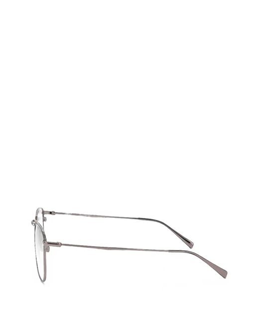 Levi's Black Matte-Finish Geometric-Frame Glasses for men