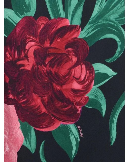 LaDoubleJ Midi-Rok Met Bloemenprint in het Green