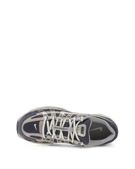 Nike White P-6000 Panelled Sneakers for men