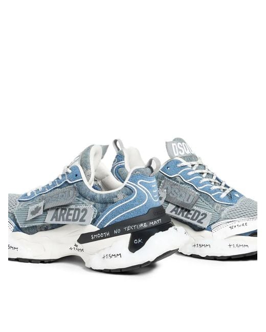 DSquared² Blue Faster Sneakers for men