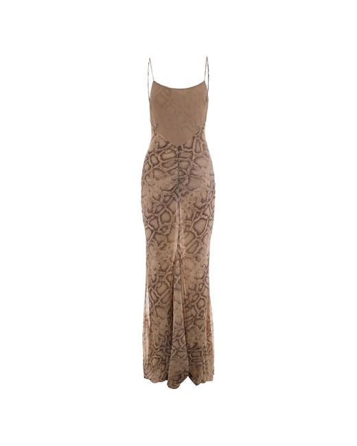 ANDAMANE Natural Python Dress