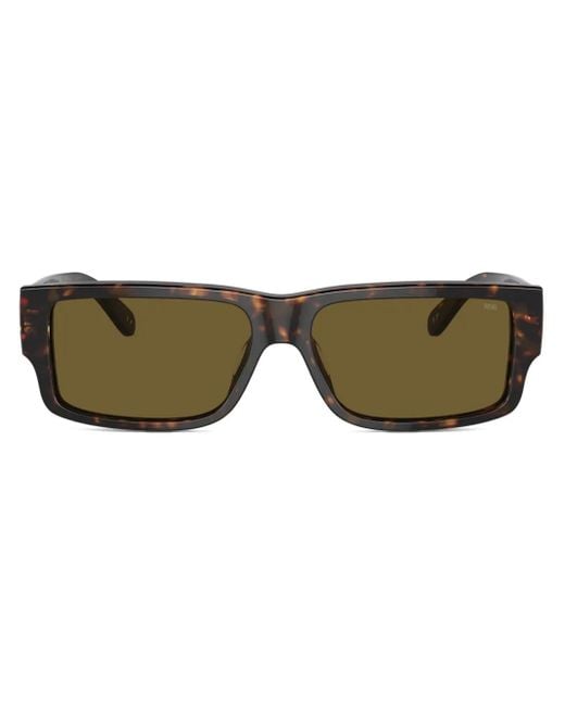 DIESEL Brown 0Dl2003 Rectangle-Frame Sunglasses for men