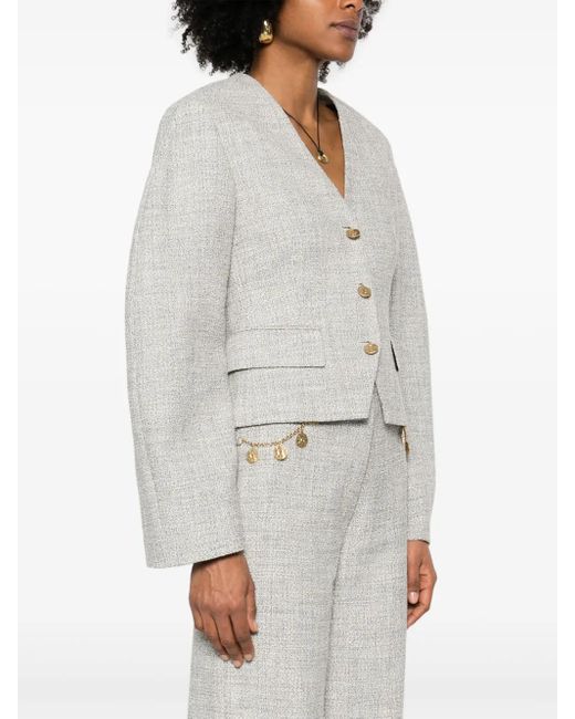 Nanushka Gray Kiyo Jacket