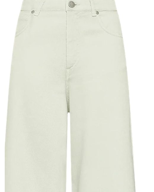 Cruna White Taylor Wide-Leg Trousers
