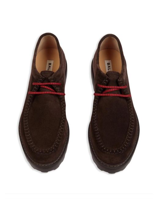 Bally Leren Derby Schoenen in het Brown voor heren