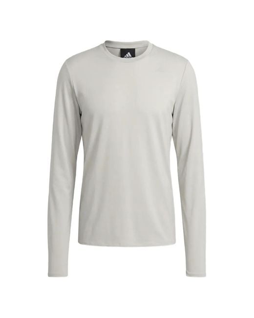 Adidas White X Entire Studios Long-Sleeve T-Shirt for men