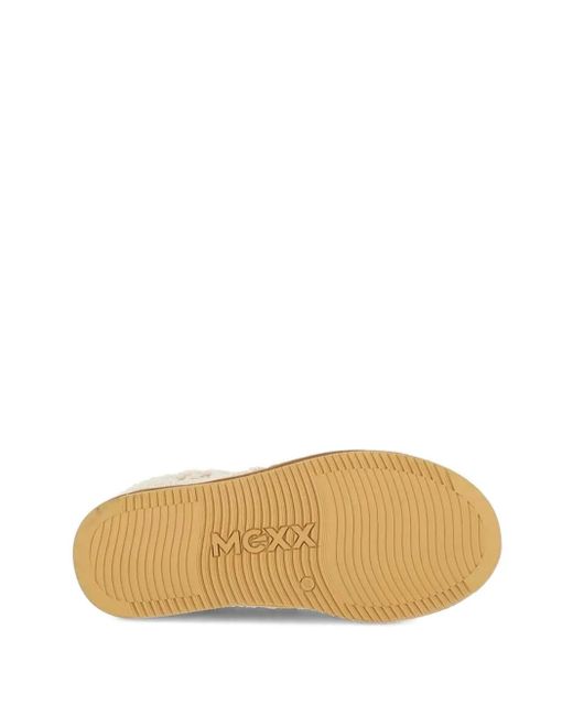 Mexx Natural Lace-Up Shearling Boots