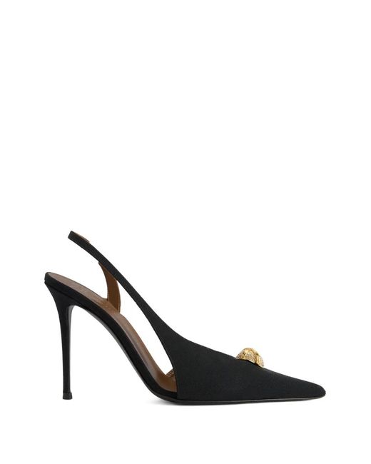 Giuseppe Zanotti Black Slingback Cocktail Pumps