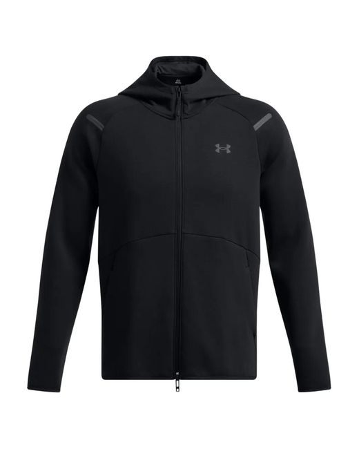 Under Armour Blue Hooded Zip Sweater for men