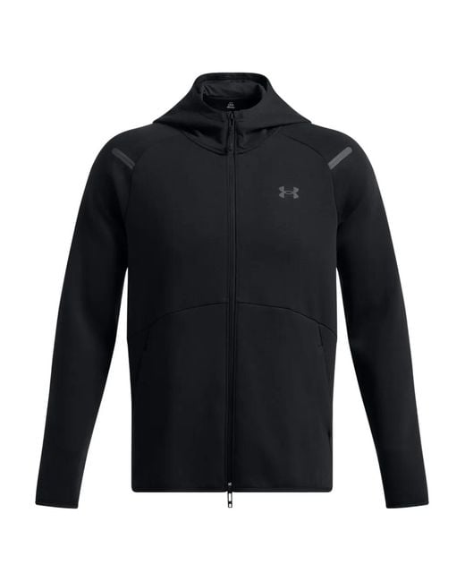 Under Armour Blue Hooded Zip Sweater for men