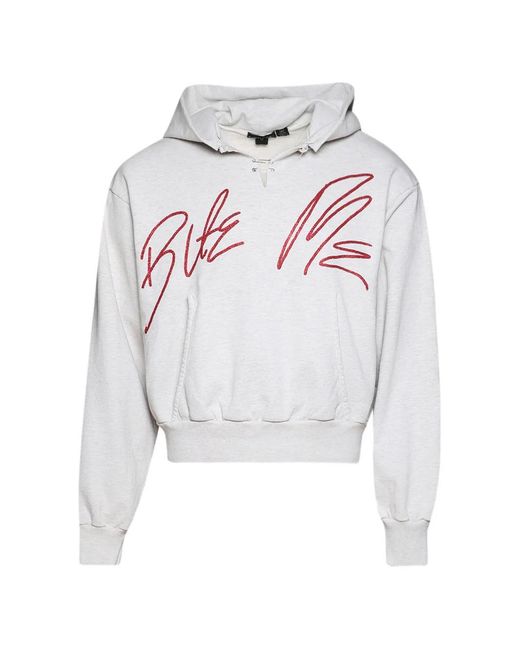 Earthling VIP White Long-Sleeve Hoodie for men
