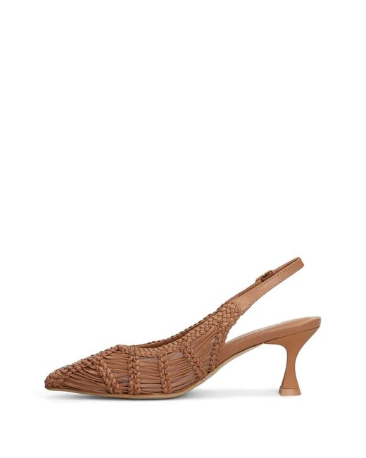 Marc Ellis Brown Woven Pumps