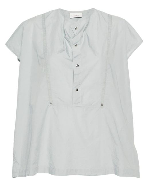Lemaire Cap-sleeve Blouse Gray