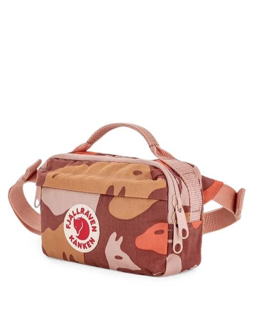 Fjallraven Pink Kånken Camouflage-Print Belt Bag
