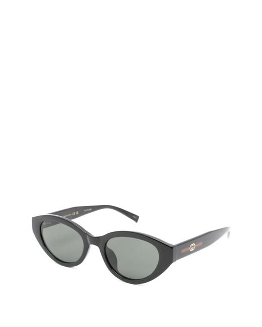 Gucci Gray Interlocking G Cat-Eye Sunglasses