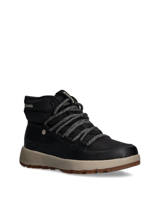 Columbia Black Padded Lace-Up Boots