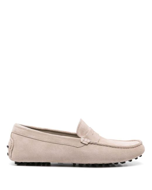 Scarosso Natural Michael Suede Loafers for men