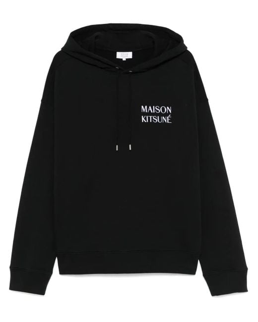 Hoodie À Imprimé Waterfall Maison Kitsuné pour homme en coloris Black