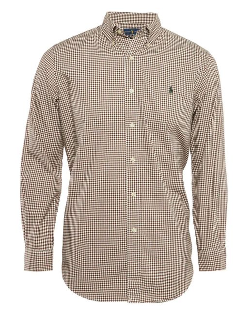 メンズ Ralph Lauren チェック シャツ Gray