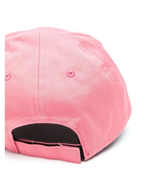 Autry Pink Logo-Embroidered Cap