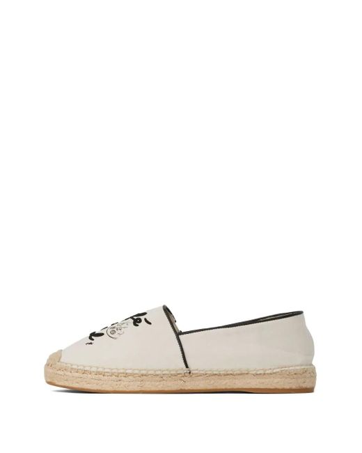 Karl Lagerfeld White Kamini Espadrilles