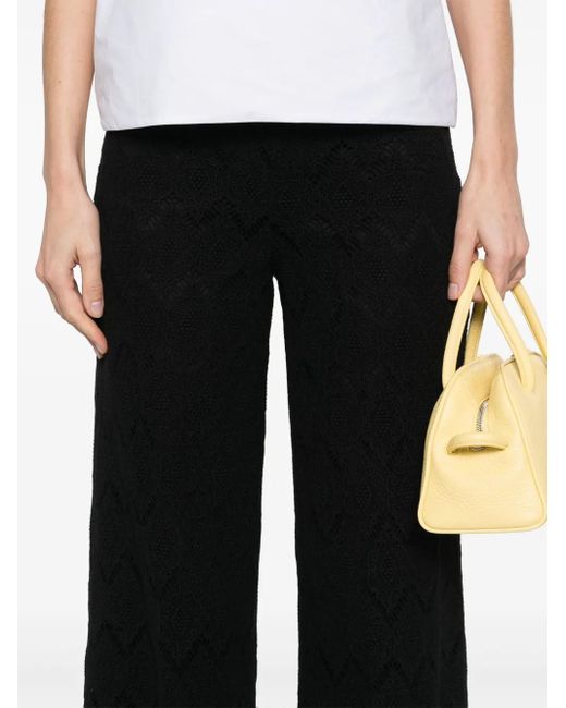 Twinset Macramé Broek in het Black