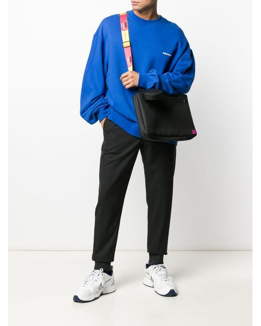 Off White c o Virgil Abloh Industrial Strap Laptop Bag in Black Lyst