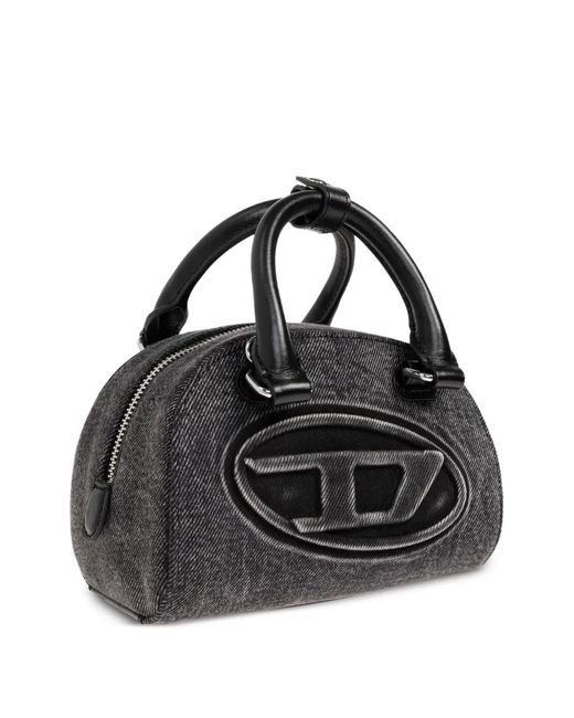 DIESEL Black 1Dr Dome 2.0 Logo Tote Bag