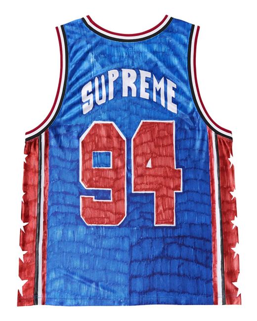 Supreme Basketball Jersey in Blue for Men | Lyst