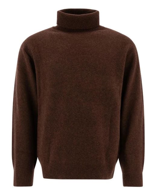 Beams Plus Pullover mit Rollkragen in Brown für Herren
