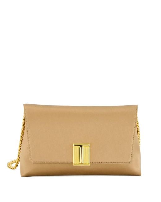 Bolso de hombro mini con cadena Tom Ford de color Natural