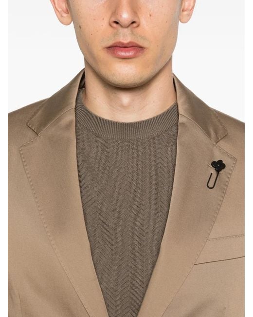 Blazer Con Botones Lardini de hombre de color Natural
