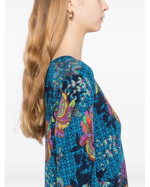 Top Janie di Johnny Was in Blue