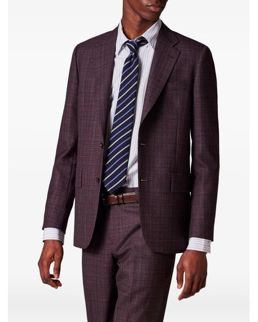 Costume The Brierley En Laine À Carreaux Paul Smith pour homme en coloris Black