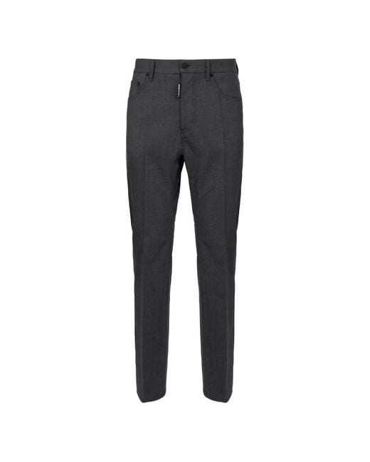 DSquared² Gray Tailored2 642 Pants for men