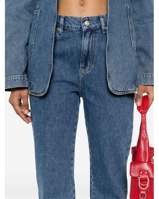 Moschino Jeans Straight Jeans in het Blue