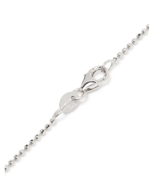 Anita Ko White 18Kt Diamond Palm Leaf Necklace