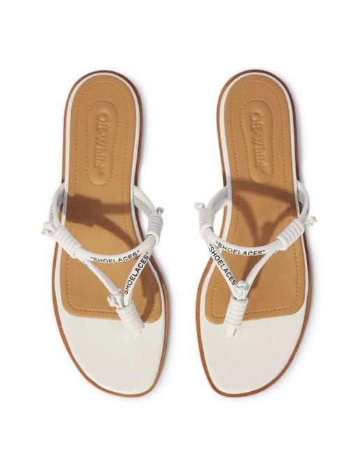 Off-White c/o Virgil Abloh White Sholace Sandals