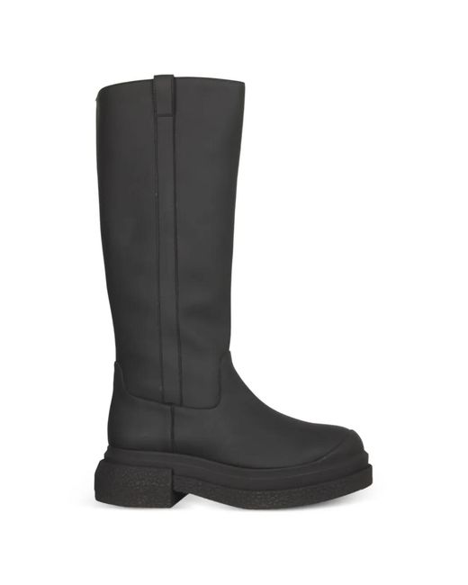 Stuart Weitzman Black Bottines Zippées