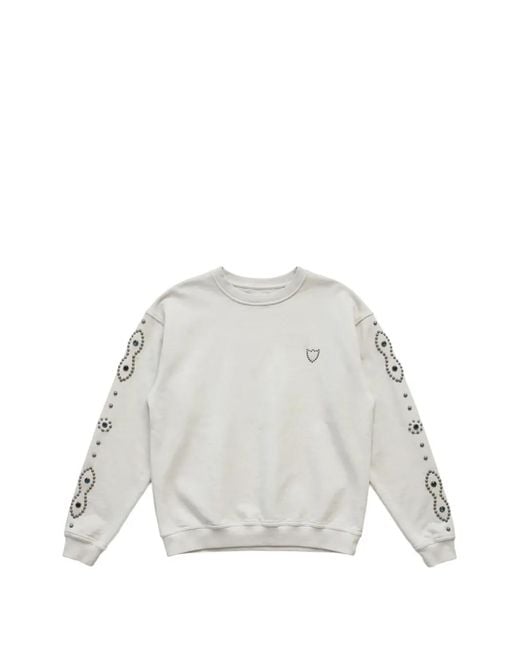 HTC Sweater Met Studs in het White