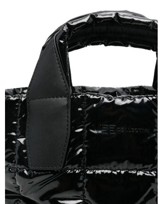 VEE COLLECTIVE Black Mini Porter Tote Bag