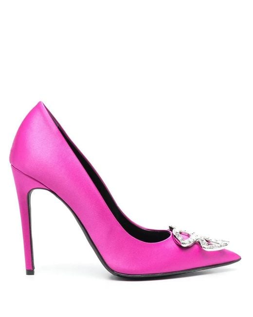 Pinko Pink Crystal-Embellished 110Mm Pumps